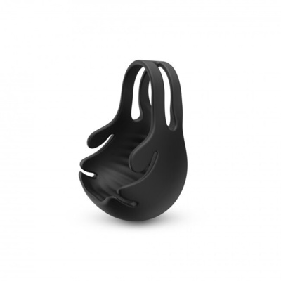 Dorcel FUN BAG перезаряжаемое эрекционное кольцо с вибрацией и стимуляцией мошонки (Черный) 