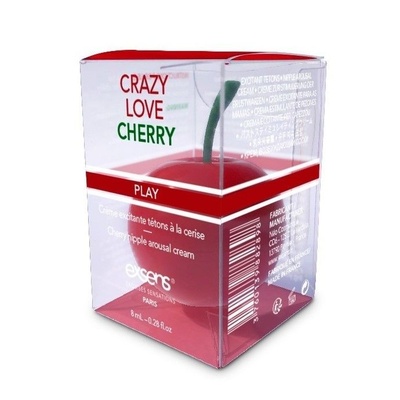 EXSENS Crazy Love Cherry - Возбуждающий крем для сосков, съедобный, 8 мл (вишня) Exsens (Франция) (Прозрачный) 
