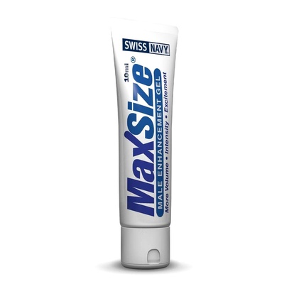 Swiss Navy - Max Size Cream - Крем для улучшения потенции, 10 мл Swiss Navy (США) (Прозрачный) 