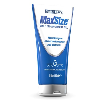 Swiss Navy Max Size Cream - Крем для улучшения потенции, 150 мл Swiss Navy (США) (Прозрачный) 