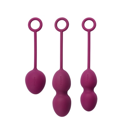 Svakom - Nova Kegel вагинальные шарики со смещенным центром тяжести, 3 шт (фиолетовый) 