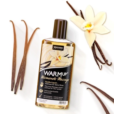 Joy Division Warmup Vanilla - массажное масло с согревающим эффектом и с ароматом ванили, 150 мл (Коричневый) 