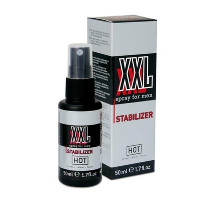 Hot Stabilizer XXL Spray For Men - спрей увеличивающий объем для мужчин, 50 мл (Прозрачный) 