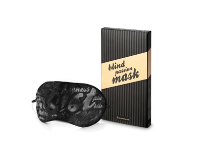 Bijoux Indiscrets - Blind Passion Mask - Маска нежная на глаза в подарочной упаковке Bijoux Indiscrets (Испания) (Черный) 