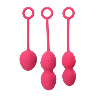 Svakom Nova Kegel - вагинальные шарики со смещенным центром тяжести, 3 шт. (красный) 