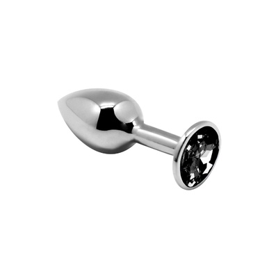 Alive Mini Metal Butt Plug - Анальная пробка - S, 7х2.8 см (чёрная) (Черный) 