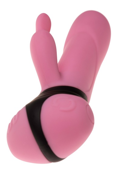 Adrien Lastic Mini Bonnie вибратор кролик с вращением ствола и 10 режимами вибрации, 18.4х3.1 см (Розовый) 