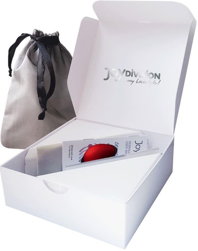 Joy Division Joyballs Secret - одиночный вагинальный шарик, 6х3.7 см (красный) 