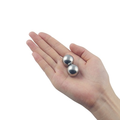 LoveToy Passion Dual Balls - Металлические вагинальные шарики, 2 см (Серебристый) 