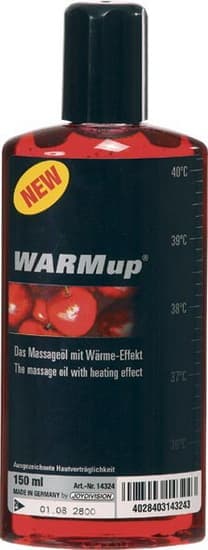 Массажное масло Warmup, вишня, 150 мл Joy Division (Прозрачный) 