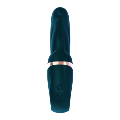 Adrien Lastic My G Teal - Вибратор с вакуумной стимуляцией клитора, 17.4х3.5 см (Черный) 