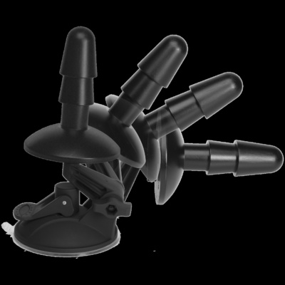 Doc Johnson Vac-U-Lock Deluxe Suction Cup Plug крепление для душа с присоской для фаллоимитаторов с Vac-U-Lock (Черный) 