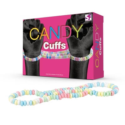 StRubber Candy Cuffs - Съедобные наручники (Мульти) 
