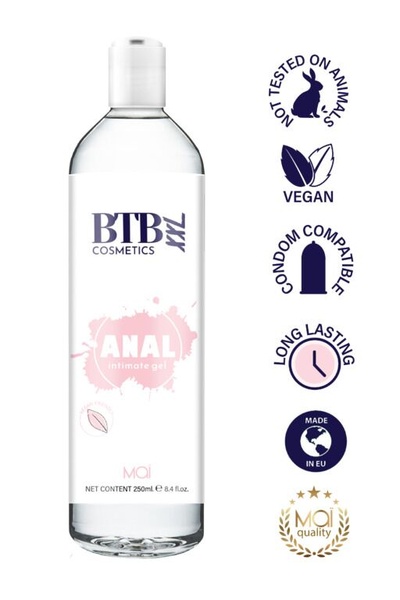 Btb Anal Relax - Анальная смазка на водной основе, 250 мл BTB Cosmetics (Прозрачный) 