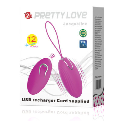 Pretty Love Jacqueline Egg Purple - Виброяйцо, 7.8 см (фиолетовый) LyBaile 