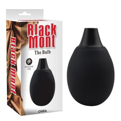 Chisa - Black Mont The Bulb - Груша для анального душа (Черный) 