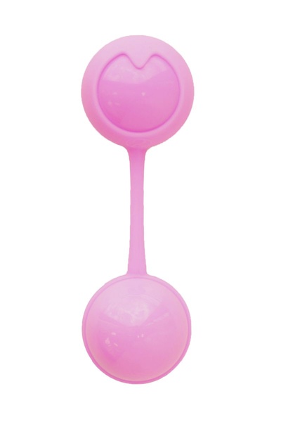 Seven Creations Vibrating Bell Balls - вагинальные шарики с вибрацией, 10.8х3 см (розовые) (Розовый) 