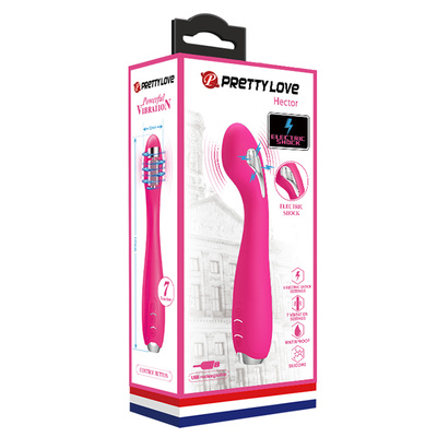 Pretty Love Hector Pink - Стимулятор G-точки с электростимуляцией, 19,5 см (розовый) LyBaile 