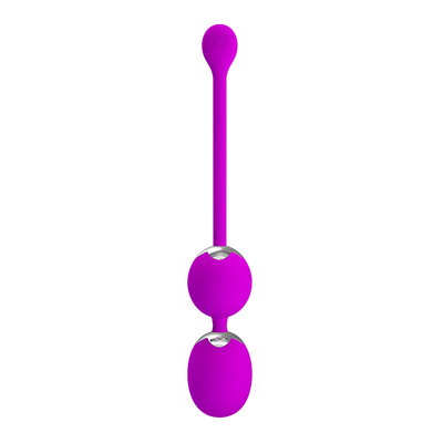 LyBaile Pretty Love Werner Kegel Ball - Вагинальные шарики с вибрацией, 20.5х3.4 см (фиолетовый) 
