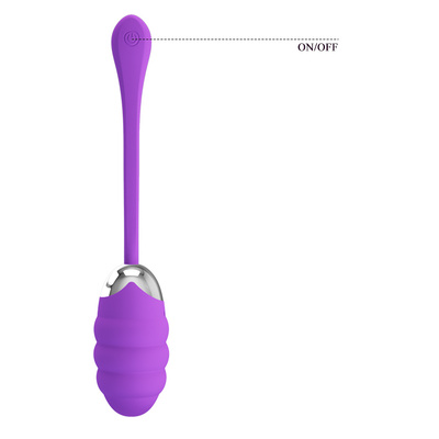 Pretty Love Franklin Vibrating Egg Purple - Виброяйцо, 19,1 см (фиолетовый) LyBaile 