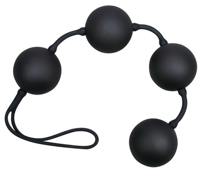 Velvet Black Balls - Вагинальные шарики, 23 см (черный) Orion 