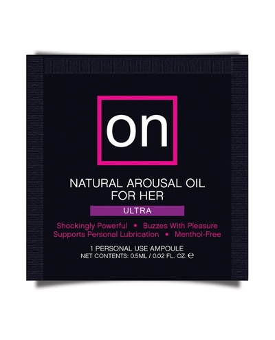 Sensuva ON Arousal Oil for Her Ultra - Пробник самых мощных возбуждающих каплей для клитора, 0,5 мл Sensuva (США) (Прозрачный) 