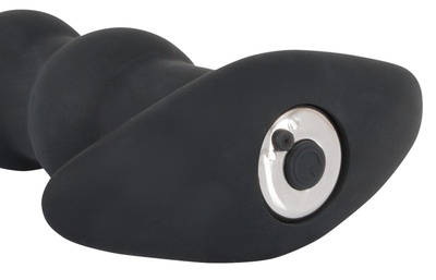 Black Velvets Rechargeable Beads - Анальная цепочка с вибрацией, 21 см (черный) Orion 