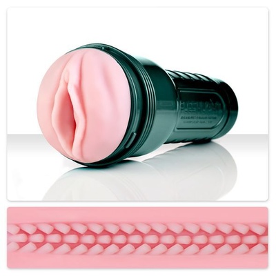 Мастурбатор Fleshlight Вибро Розовая Дама - Прикосновение, 25х6 см (Телесный) 