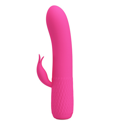 LyBaile Pretty Love Omar Vibrator Pink - Маленький вибратор-кролик, 15х2.9 см (розовый) 