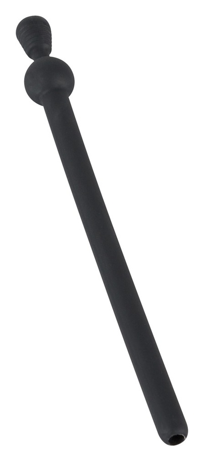 Penis Plug Piss Play With Stopper - Уретральний стимулятор, 12 см (черный) Orion 