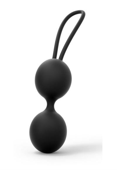 Dorcel Dual Balls Black вагинальные шарики диаметр со смещенным центром тяжести, 3,6 см, вес 55 гр (чёрный) (Черный) 