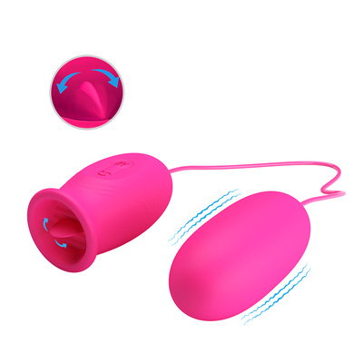 Pretty Love Daisy Licking Vibrator Pink - Виброяйцо, 7,3 см (розовый) LyBaile 