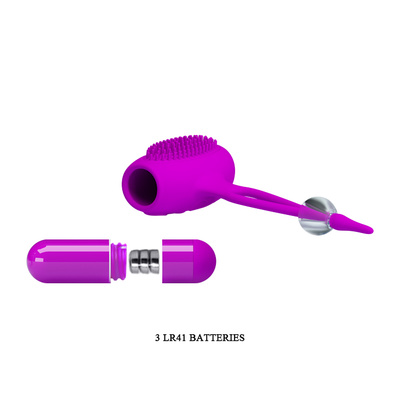 Pretty Love Bancroft Nipple Vibrator - Стимуляторы для сосков с вибрацией, 9 см (фиолетовый) SoftLine 