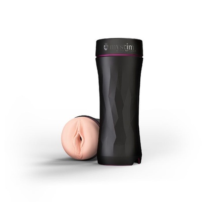 Mystim Opus E Vagina - Мастурбатор вагина для электростимулятора, 21.5х8.4 см. (Телесный) 
