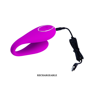 Pretty Love Algernon Stimulator - Вибратор клиторально-вагинальный, 9.6х2.7 см (фиолетовый) LyBaile 