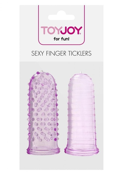 Насадки на палец Sexy Finger Ticklers (пурпурный) Toy Joy 