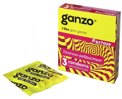 Презервативы GANZO Extase No3 (Прозрачный) 