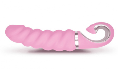 Хит - анатомический витой вибратор Gvibe Gjack 2 - 22 см Gvibe (Fun Toys) (Розовый) 