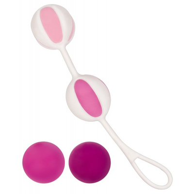 Шарики для тренировки интимных мышц Gvibe Geisha Balls 2 (ex. Fun Toys), 3 см Gvibe (Fun Toys) (Розовый) 