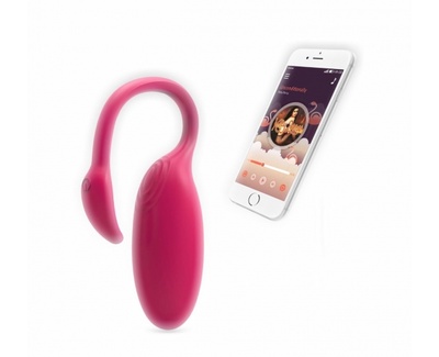 Вибростимулятор-фламинго для вагинальных мышц Flamingo Magic Motion - OhMiBod (розовый) 