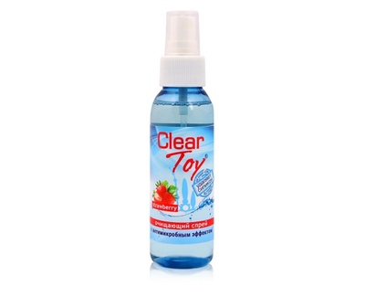 Clear Toy - очищающий спрей с клубничным ароматом, 100 мл Clean Point 