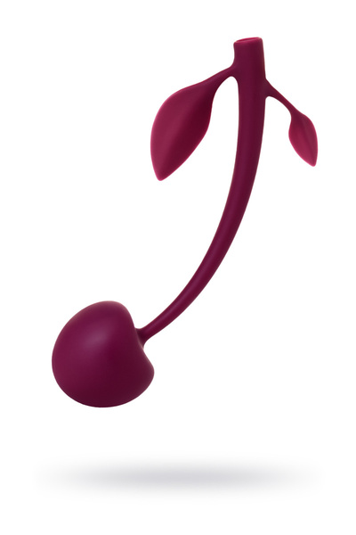 Jos Cherry - вагинальный шарик, 14.5х3.4 см (Бордовый) 