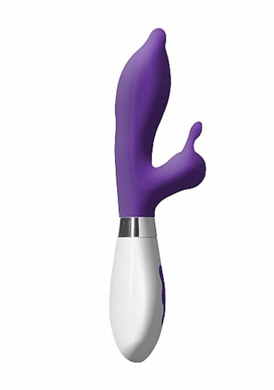 Luna Adonis перезарежаемый вибратор кролик 10 режимов вибрации, 22х3.6 см (фиолетовый) Shotsmedia 