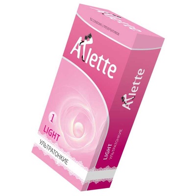 Arlette Light - Ультратонкие презервативы (12 шт) 