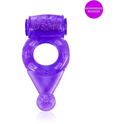 Erowoman-Еroman - Эрекционное кольцо с вибрацией, 7 см (фиолетовый) Erowoman-Eroman 