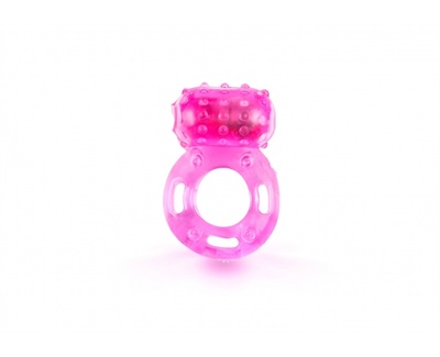 Браззерс - эрекционное кольцо с вибрацией, 3.5 см (розовый) Brazzers 