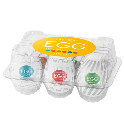 Tenga EGG III - набор мастурбаторов-яиц, 7х5 см (Белый) 