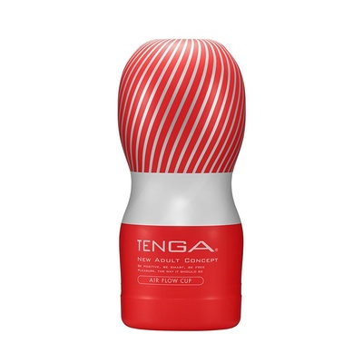 Tenga Air Flow Cup - Обновленный мастурбатор для ярких ощущений, 15.5х6.5 см (Белый) 