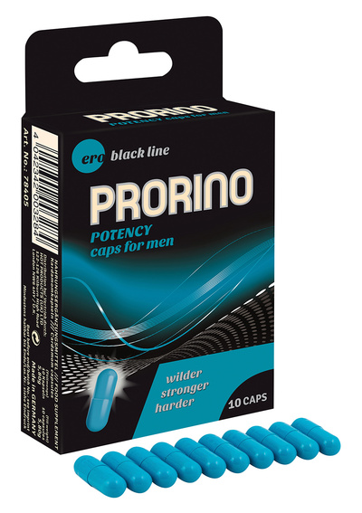 Prorino Potency Caps - мужские капсулы для повышения потенции, 10 шт HOT 
