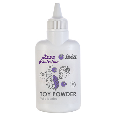 Lola Games Love Protection - Пудра для игрушек с ароматом лесных ягод, 30 г (Белый) 